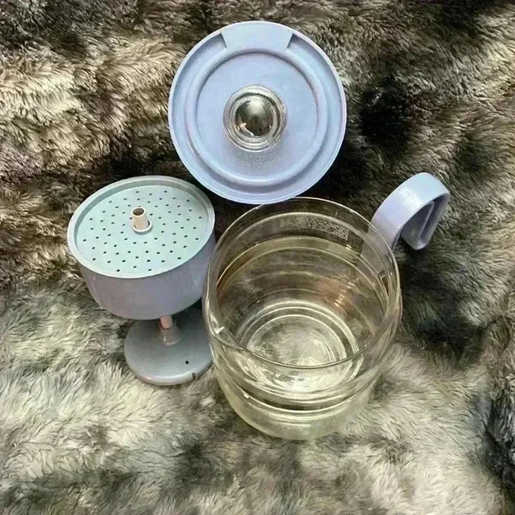 Vintage Gemco Glass Perk Percolator
USA 4 to 8 Cup Coffee  Maker Pot Blue - Picture 8 of 16
